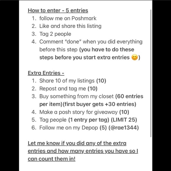 Not my giveaway - Picture 2 of 5